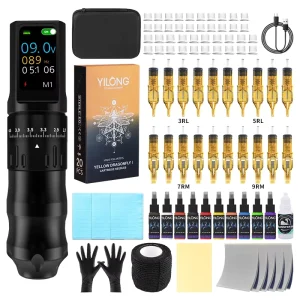 New Arrival High Quality Complete Wireless Tattoo Pen Kits and Equipment for Body Art