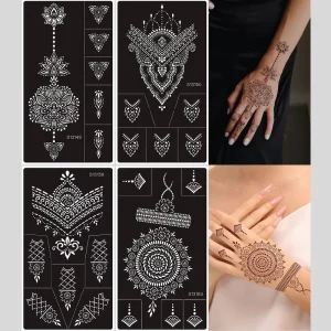 New Arrival Hot Selling Tattoo Stencil Body Painting Body Art Henna Tattoo Stencil for Party