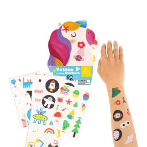New Arrival Tattoo Stickers Decoration Temporary Removable Stickers Colorful Art Toys for Kids