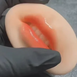 New Arrivals 5D Soft Light Skin Blushing Mold Permanent Make up Tattoo Microblading Full Realistic 3D Lip Practice Silicone Lips