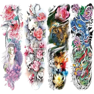 New Body Waterproof Temporary Tattoo Accept Custom Designs