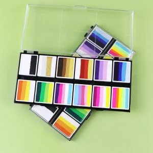 New Colors Private Logo Eco-friendly Water-Based Non-Toxic Skin-Friendly Professional Face Body Paint Palette