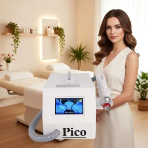 New Commercial Use Strong Power Picosecond 1064nm 532nm Tattoo Removal Machine Cooling System