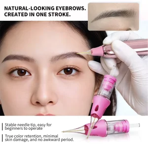 New Design Fast Coloring Nano Needle Cartridge Professional Permanent Makeup PMU Needles Stainless Steel Disposable OEM