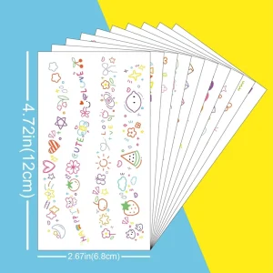 New Design Lovely Tiny Temporary Tattoo Stickers for Face Hands
