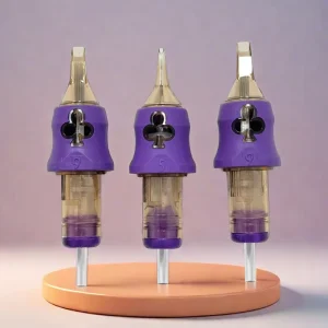 New Design Viola Purple Tattoo Needles Disposable Cartridges Tattoo for PMU Fine Line 1RL Tattoo Cartridges Needles