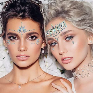 New Face Jewels Temporary Body Tattoo Sticker Rhinestone Stickers Face Masonry Body Art Festival Birthday Party Decoration