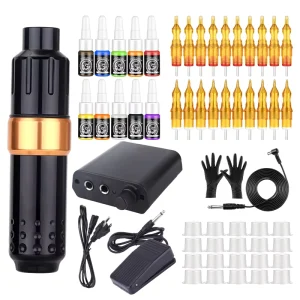 New Factory Price Professional Tattoo Kit Tattoo Equipment and Supplies Starter Complete Tattoo Kits for Beginners