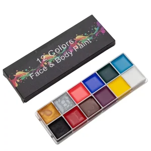 New Fashion Face Body Art Painting Supplies Non Toxic Waterproof Body Paint Kit for Kids