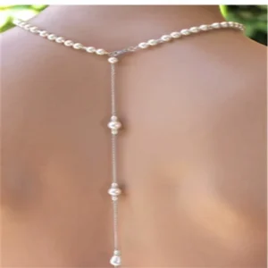 New Fashion Sexy Long Chain Bridal Women Jewelry Backdrop Necklace Y Necklace Body Jewellery Clothing Accessories