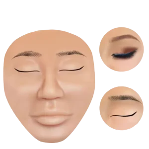 New Good Quality Reusable Makeup Training Tool for Permanent Makeup Supplies Soft 5D Silicone Full Face PMU Tattoo Practice Skin