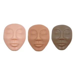 New Good Quality Reusable Makeup Training Tool for Permanent Makeup SuppliesSoft 5D Silicone Full Face PMU Tattoo Practice Skin