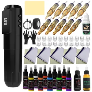 3.5mm Stroke Plastic Machine Pen Tattoo Kit for Permanent Makeup