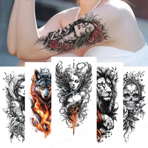 New Style Temporary Tattoo for Ladies Tattoos Waterproof Body Stickers Music Festival Accessories Tattoos Temporary