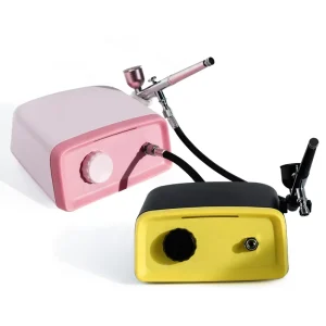 New Upgraded 35PSI Professional Dual Action Gravity Feed Makeup Cake Airbrush Decorating Airbrush