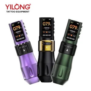 New Wireless Rechargeable Lithium Tattoo Pen 1700mAh Adjustable Stroke Rotary Tattoo Gun Low Noise Permanent Feature Coreless