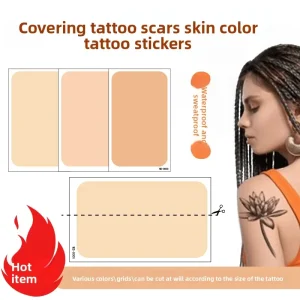 New-style Waterproof Ultra-thin Japanese Tattoo Covering Sticker Perfectly Conceals Scars and Customized Logos
