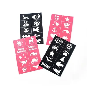 Tattoo Stencils Paper Drawing Template Tattoo Stencil Party Supplies for Kids