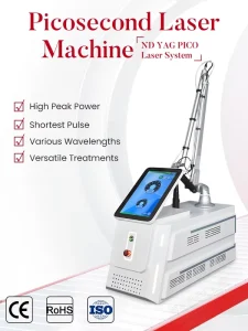 Newest Picosecond Laser Machine Nd Yag Q Switch Laser Removal Tattoo Professional Pico Laser Machine Prices