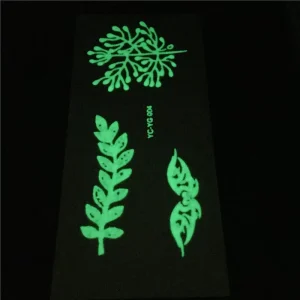 Night Glow Fluorescent Waterproof Tattoo Sticker Night Glow Dark Children’s Temporary Tattoo Sticker