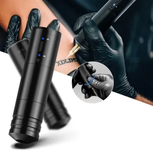Ninja 4mm Stroke Electric Rotary Tattoo Pen Machine with Digital Battery for Body Art Permanent Makeup