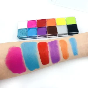 Non Toxic 12 Color Oil Face Paint Palette Professional Art Makeup Body Painting Kit Safe Cosmetic Pigments