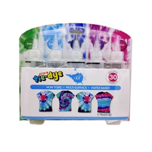 Non-Toxic 5-Color Customized Colors Tie Dye Kit for Clothing & Socks Creative Art Set for Kids & Adults Permanent Dye