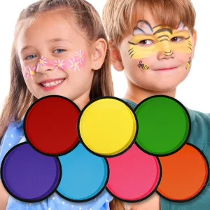 Non Toxic Aqua Color Avender Water Based Mineral Face Body Paint Easy Wash Party Use Customized Multicolor