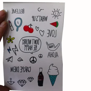 Non-Toxic Body Art Temporary Tattoo Sticker