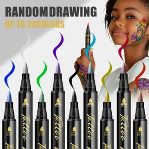 Non Toxic Body Painting Art Acrylic Marker Skin Safe Washable Pen for Kids Face Painting 100g