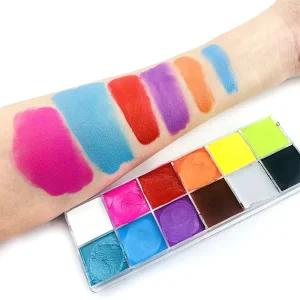 Non-Toxic Halloween Party Face and Body Paint Glowing Makeup for Cosplay and Festival Celebrations