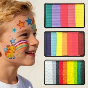 Non Toxic Kid Safe Water Activated Face Paint with Customized Colors for European American Kids Party & Playtime