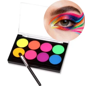 Non-Toxic Natural Plant-Based Water-Based Glow-in-the-Dark Body Painting Kits for Children and Adults, Soap-and-Water Washable