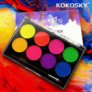 Non Toxic Natural Plant Water Based Face Painting Kits for Children & Adults Safe to Use with Soap Water Party School Activities