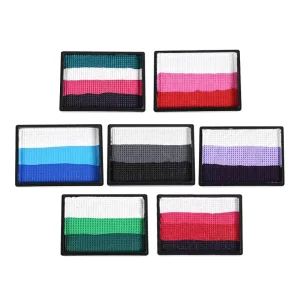 Non-Toxic One Washable Stroke Rainbow Body Facepaint Artist Fancy Face Paint Set Face Painting Kit