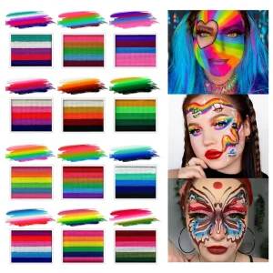 Non Toxic Split Cake Face Paint Body Paint Art Halloween Celebration Water Based Face Paint