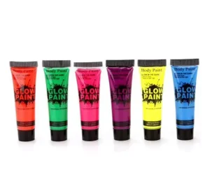 Non Toxic Uv Body Face Paint Glow in the Dark UV Neon Blacklight Body and Face Paint for Party and Halloween