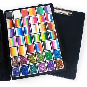 Non Toxic Washable Kids Face Paint Kit 20 Color Glitter Palette EN71 Certified for Children’s Parties Festivals