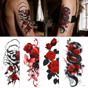 Non-Toxic Waterproof Paper Temporary Tattoo Sticker