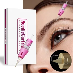 Nuojo Disposable Tattoo Needle Cartridge Eyeliner Brow Scalp Permanent Makeup PMU SMP 316 Stainless Steel 100% E.O. Gas