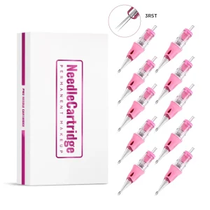 Nuojo V6J08 Disposable Stainless Steel Permanent Needle Cartridges 100% E.O. Gas Sterilized Custom Soft Mist Shading PMU Needles
