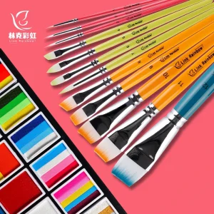 Nylon Body Painting Brushes for Professional Artistic Face and Art