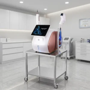 ODM 1600W Portable Triple Wavelength Diode Laser Machine with Integrated Cooling for Home Use EU Painless Treatment