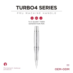 ODM Electric PMU Permanent Makeup Tattoo Machine Pen PURE 4 SERIES T4 3 Silent Third Generation 8800 RPM Aviation Aluminum