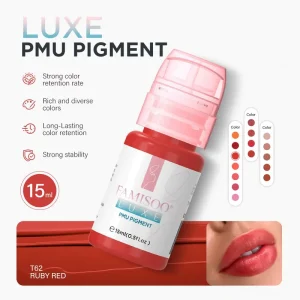 ODM Organic Permanent Makeup Lips Pigment Tattoo Ink Brow Tattoo Micropigmentation PMU Pigments Cartuchos De Tatuaje