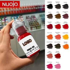 ODM Organic Pigments 19 Basic Colors Semi-Permanent Tattoo Ink for Body Art Supplies Professional Easy Coloring