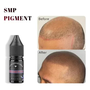 OEM 10ML Organic Non-Toxic Semi-Permanent Scalp Micropigmentation PMU SMP Permanent Makeup Hair Ink Pigment