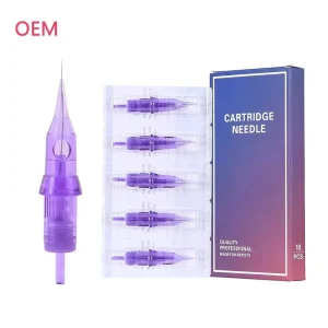 OEM 10PCS/Box Universal Disposable Tattoo Cartridge Needle RL RS RM Permanent Makeup Eyebrow Tattoo Needles for Tattoo Machine