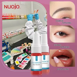 OEM 15ML Permanent Makeup Waterproof Natural Tattoo Ink Microblading Blush Pigments for PMU Machine Training Tool
