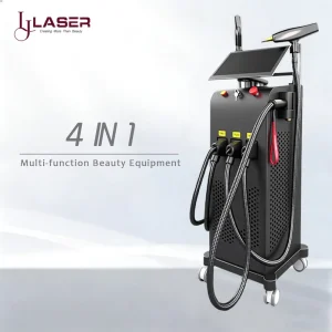 OEM 4 in 1 4 Wavelegth Diode Laser Hair Removal YAG IPL RF Laser Hair Removal and Tatoo Removole Machine Laser Beauty Equipment